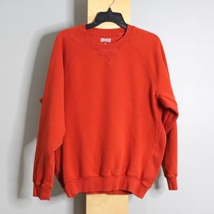 Duluth Trading Co Sweatshirt Mens Medium Orange